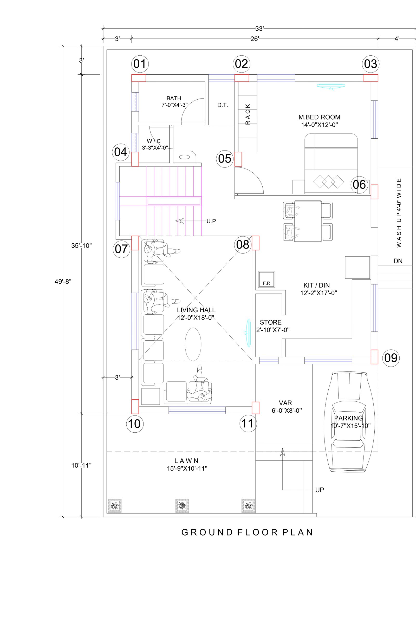 33x49 Home map
