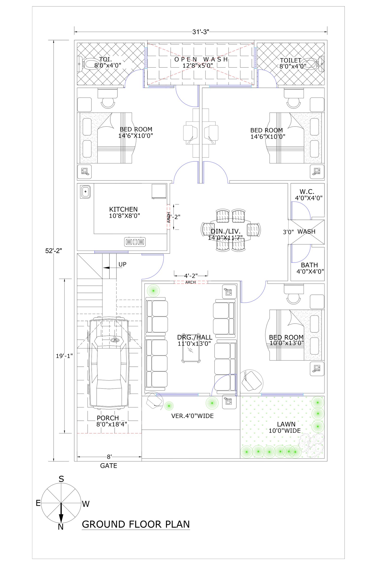 33x50 online cad drawing