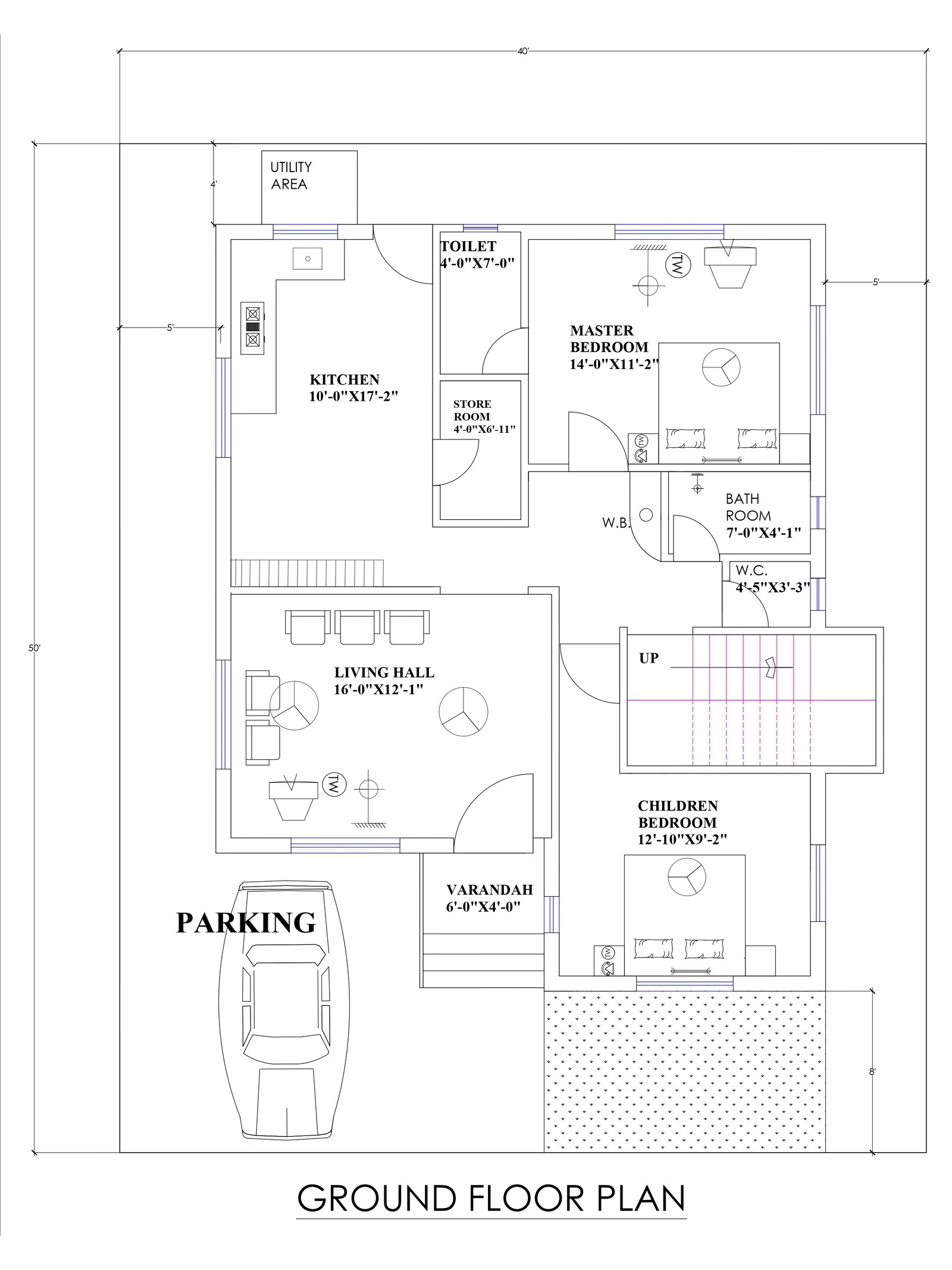 35x35 luxury home designs