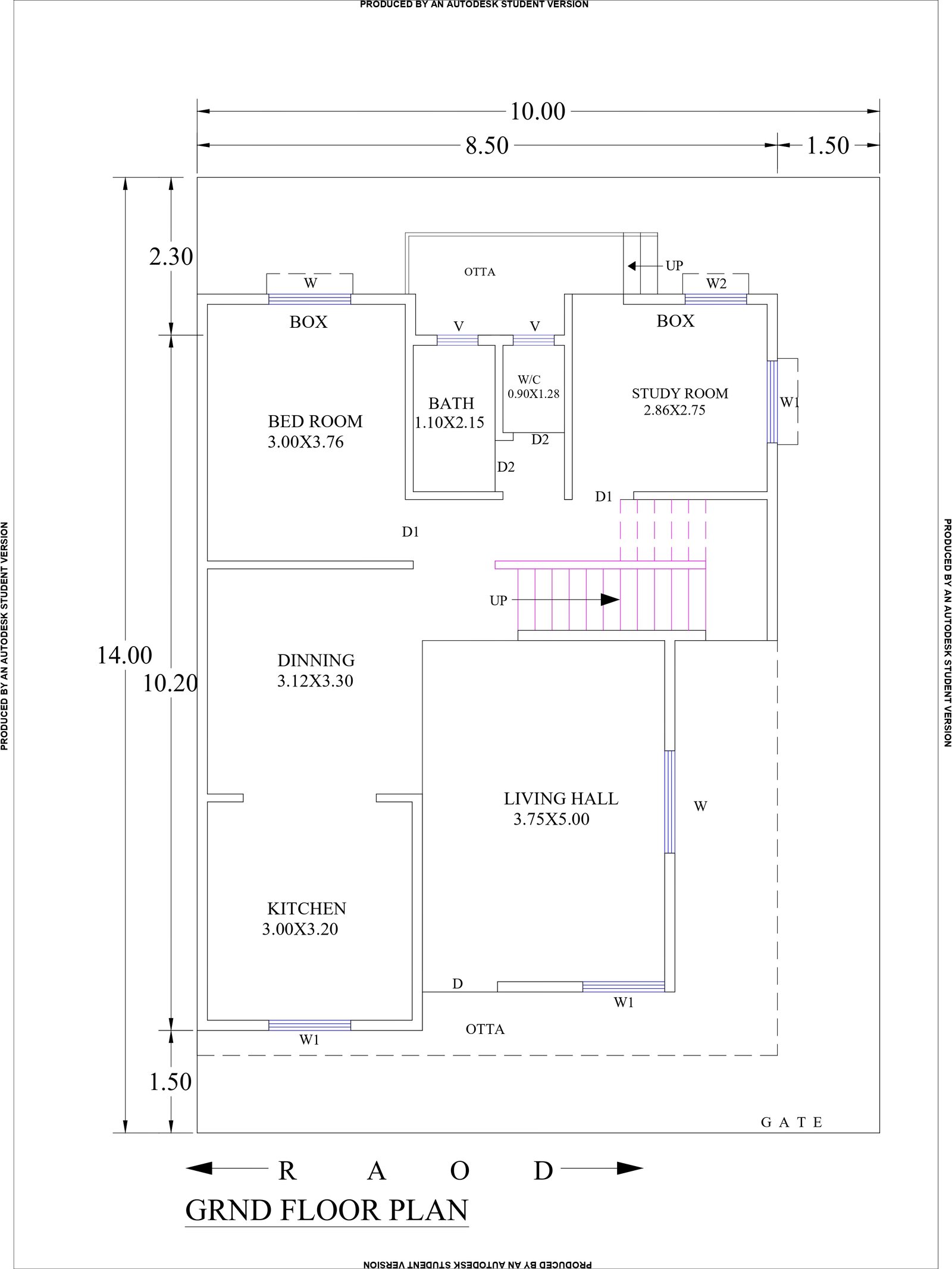 35x45 House map