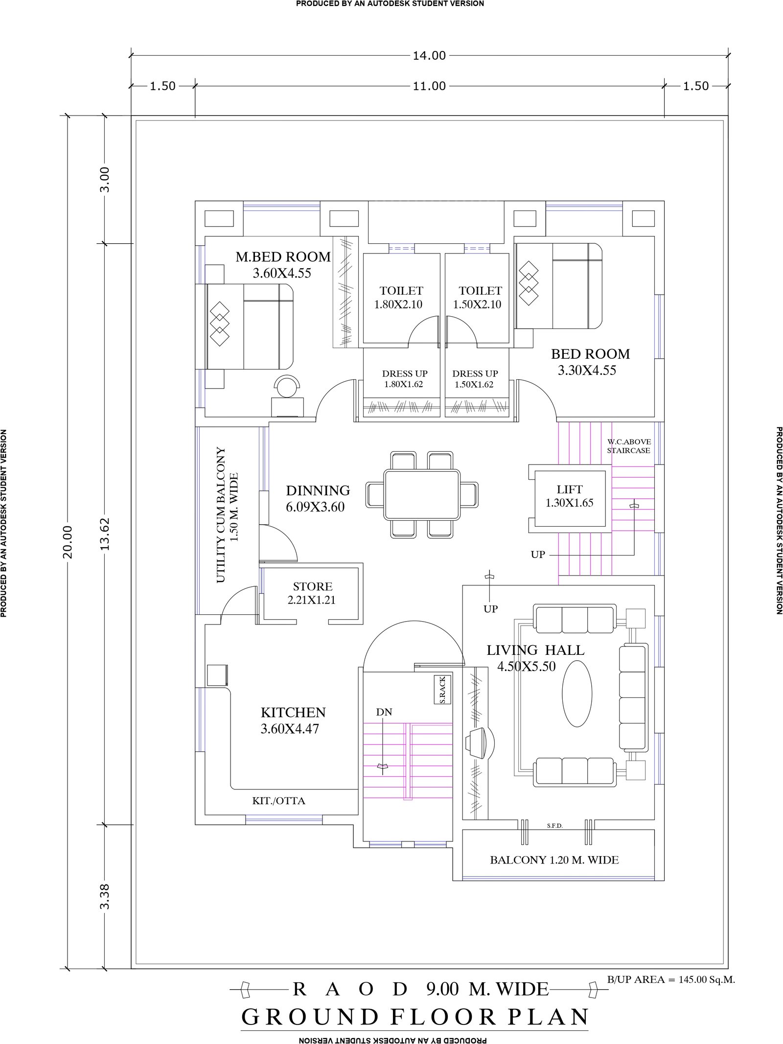 35x48 modern villa design
