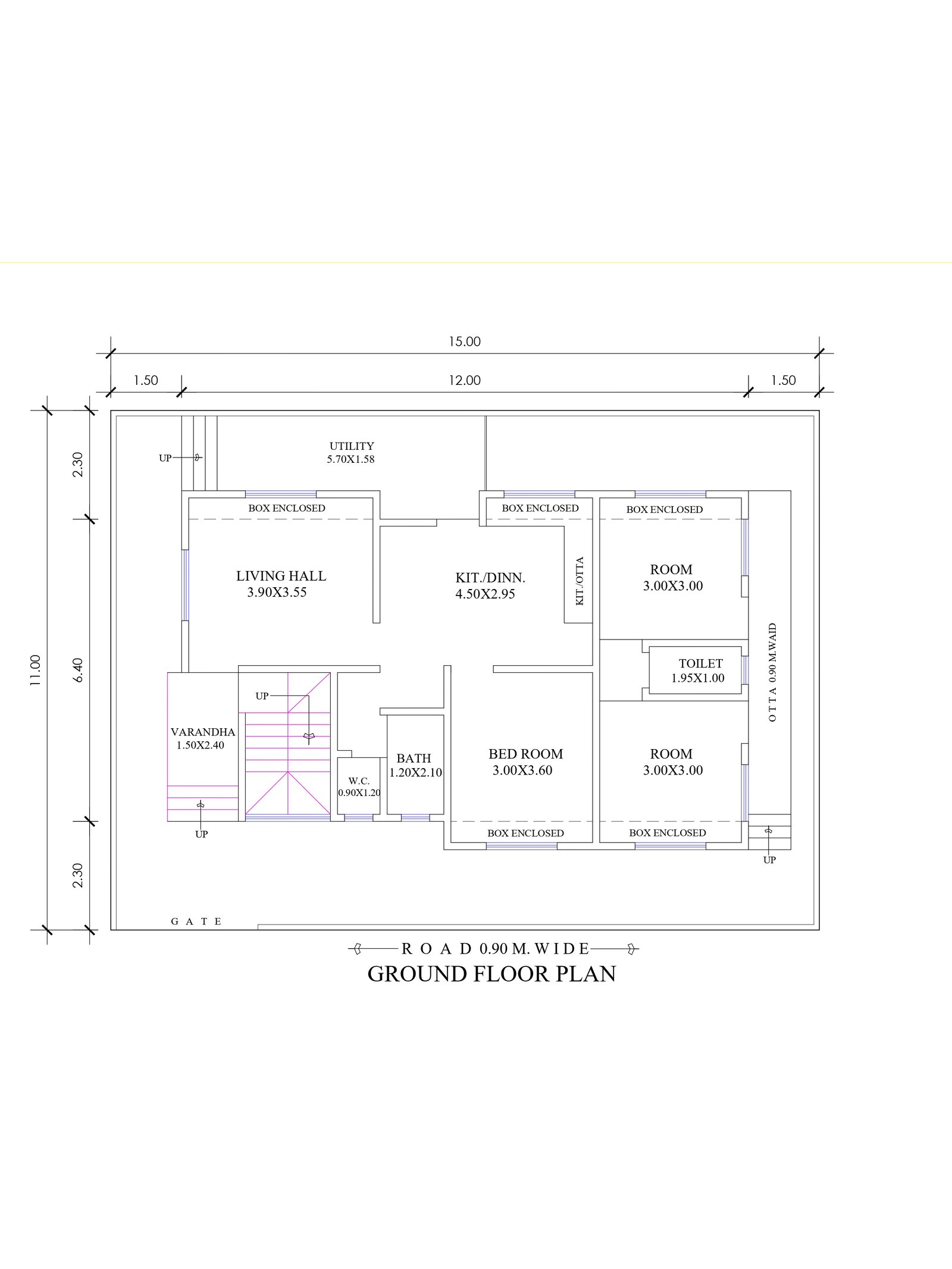 35x48nrental purpose house plans