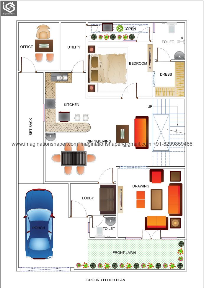 1500 Sqft House Plan Design