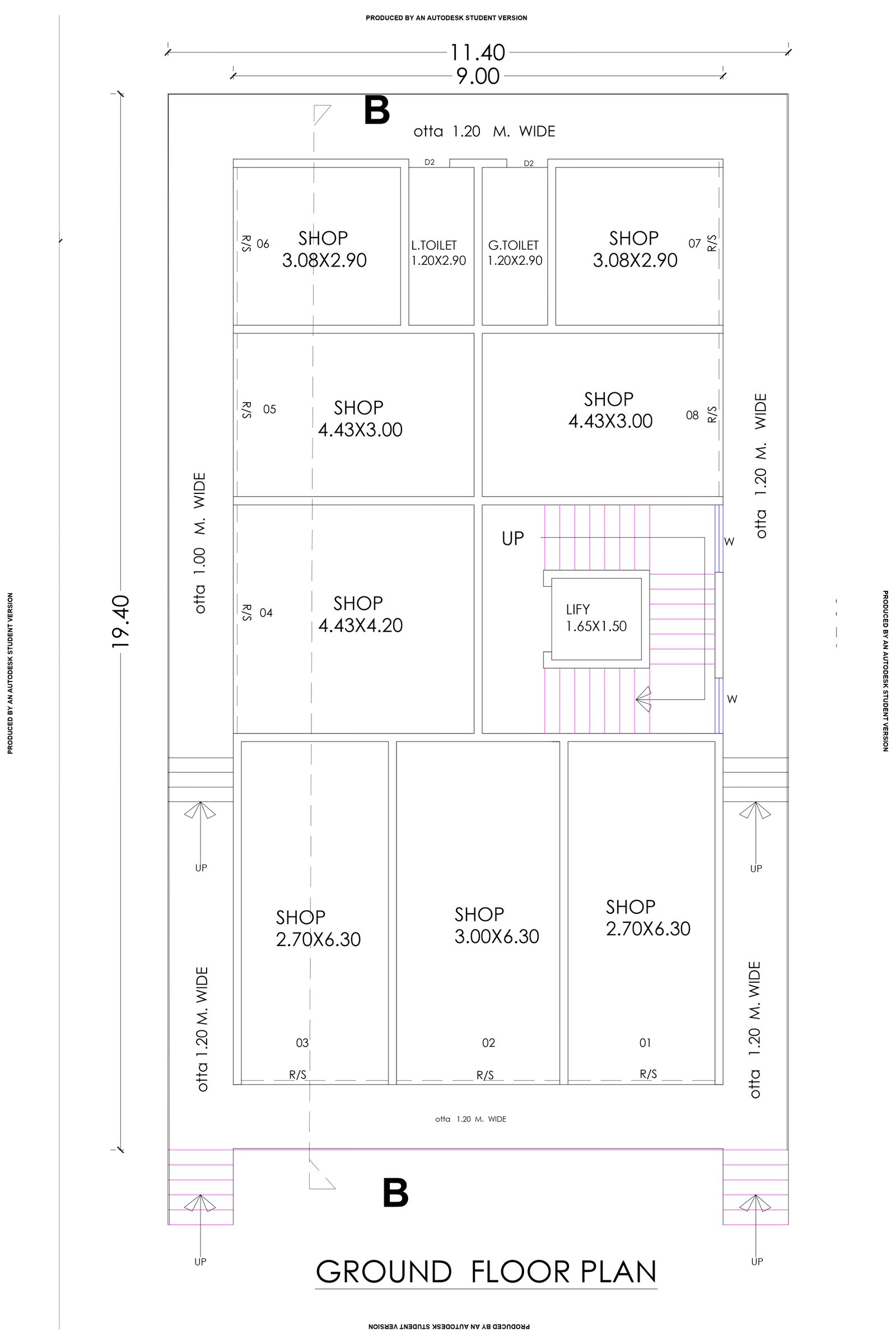 35x60 draw a house design