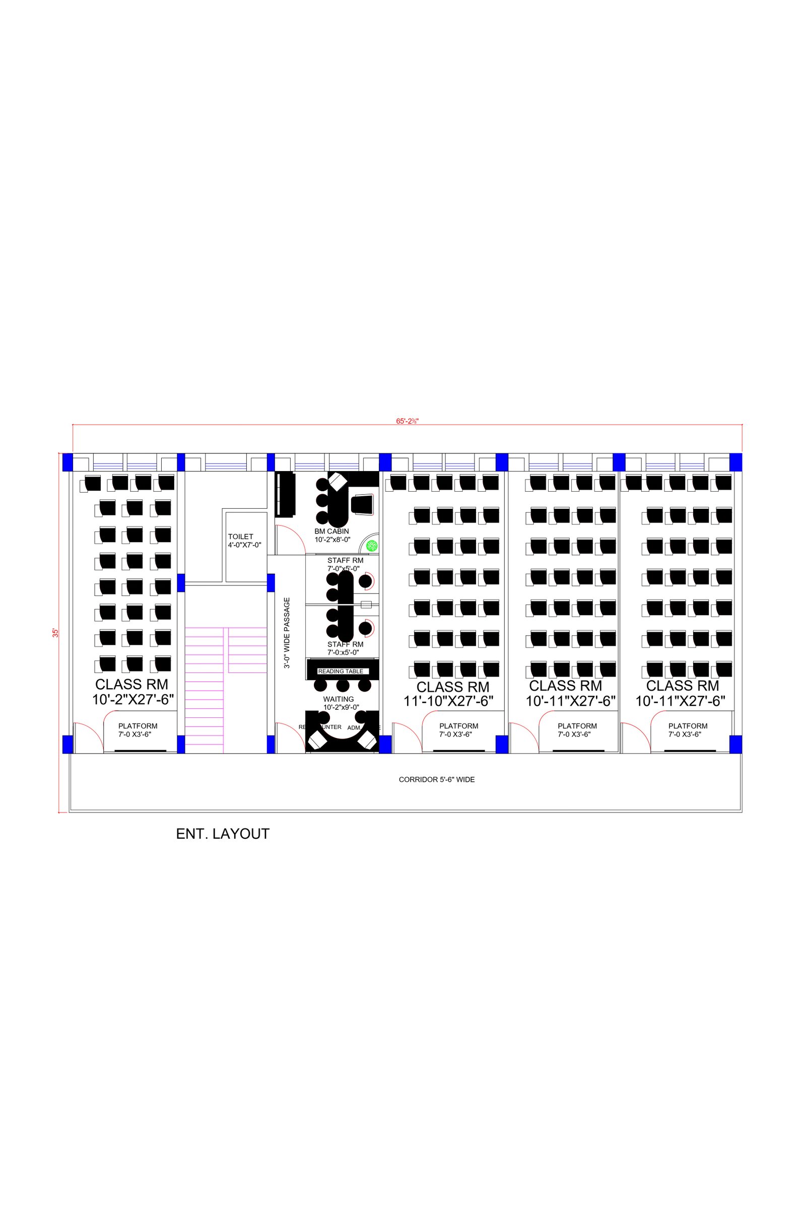 35x65 design school