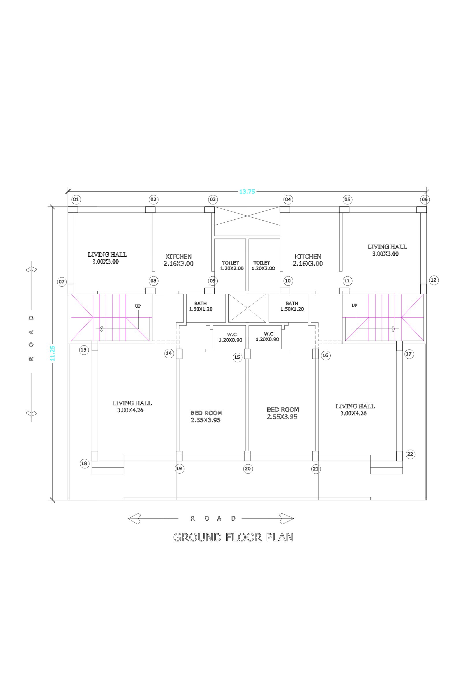 36x45 rental purpose house plans
