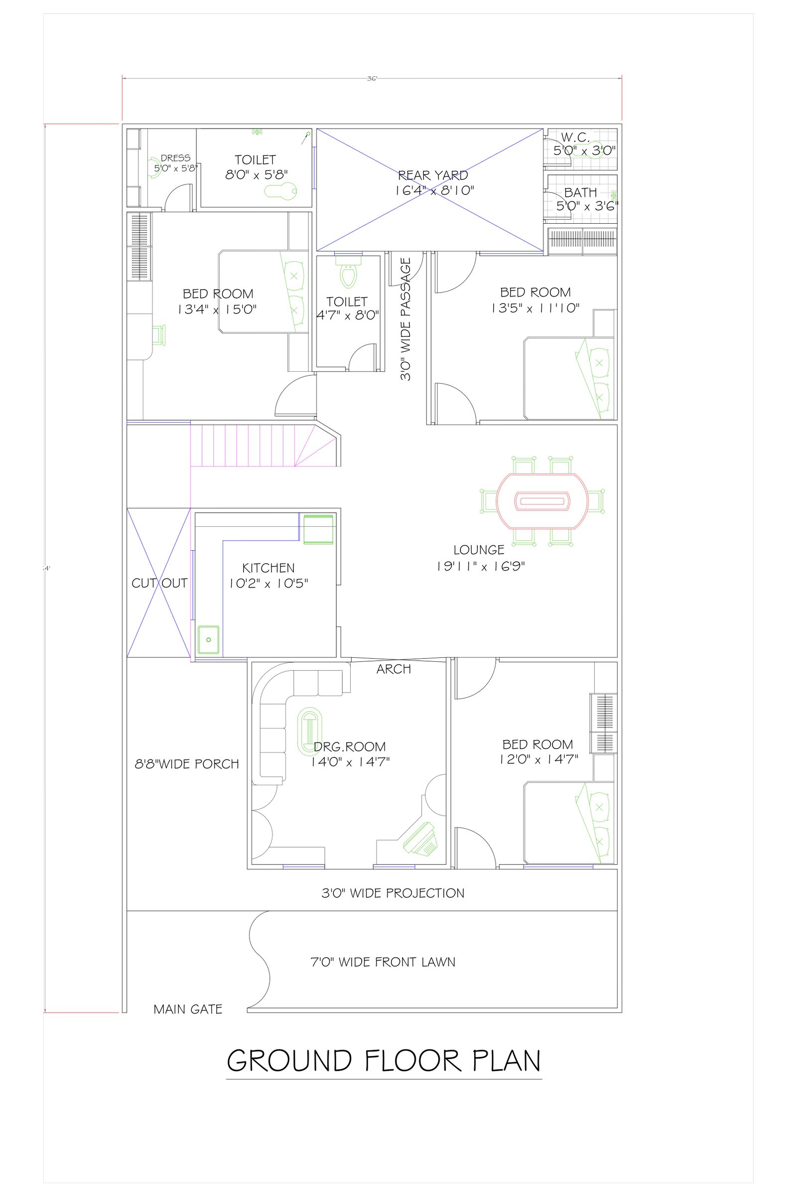 36x54 home designs and plans