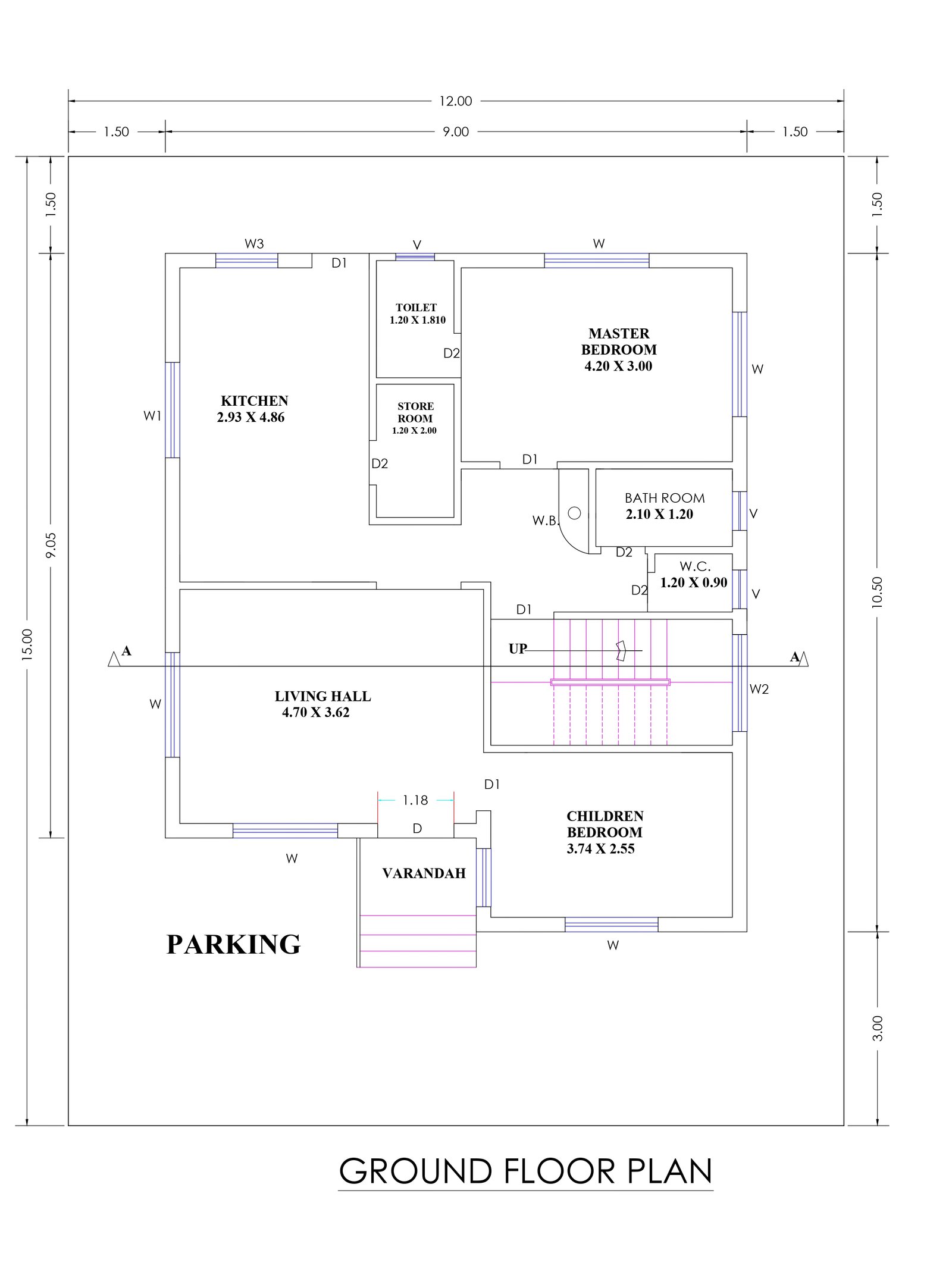 38x48 house map