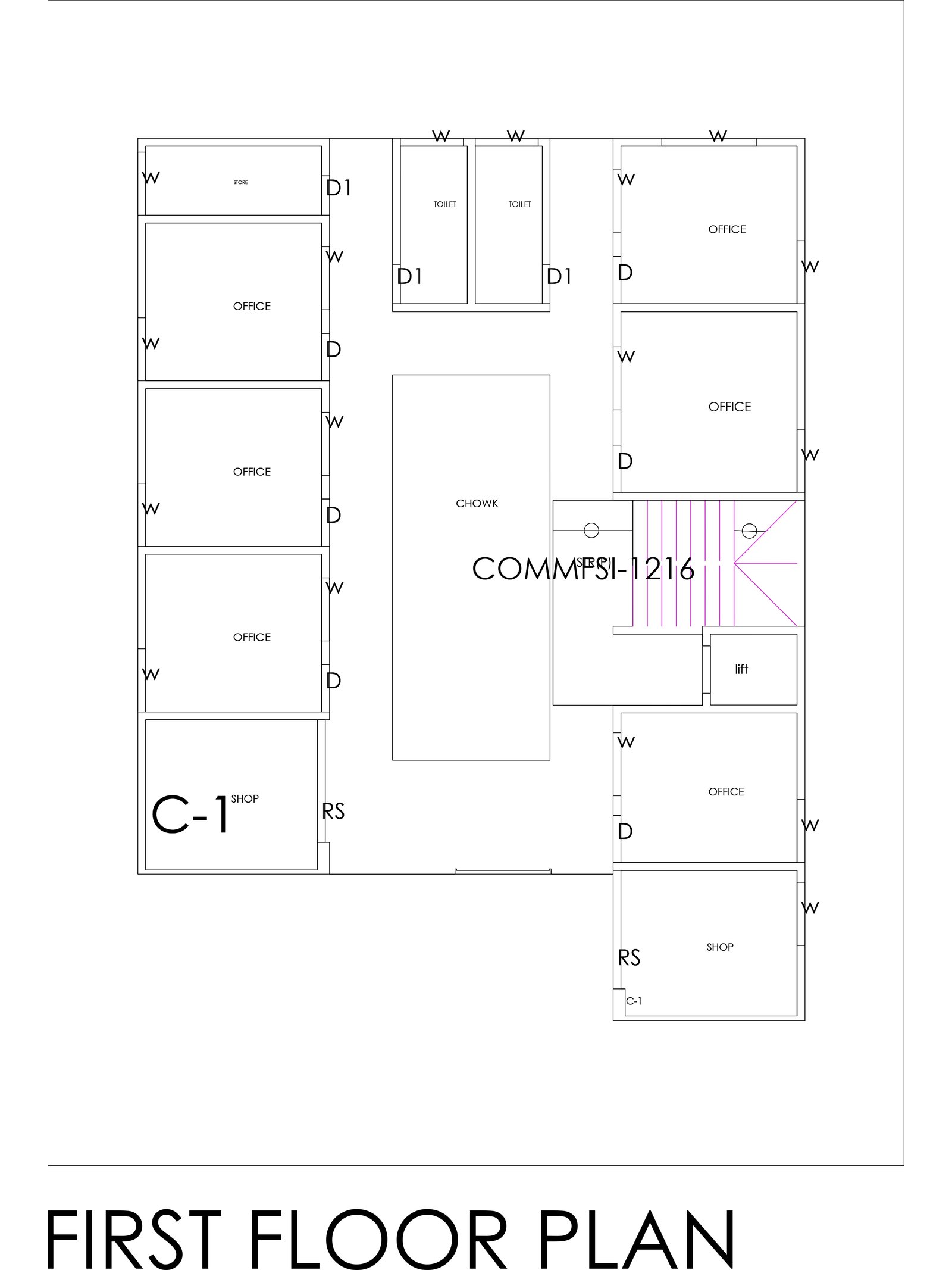 39x41-commercial-building-plans-first-floor-2334
