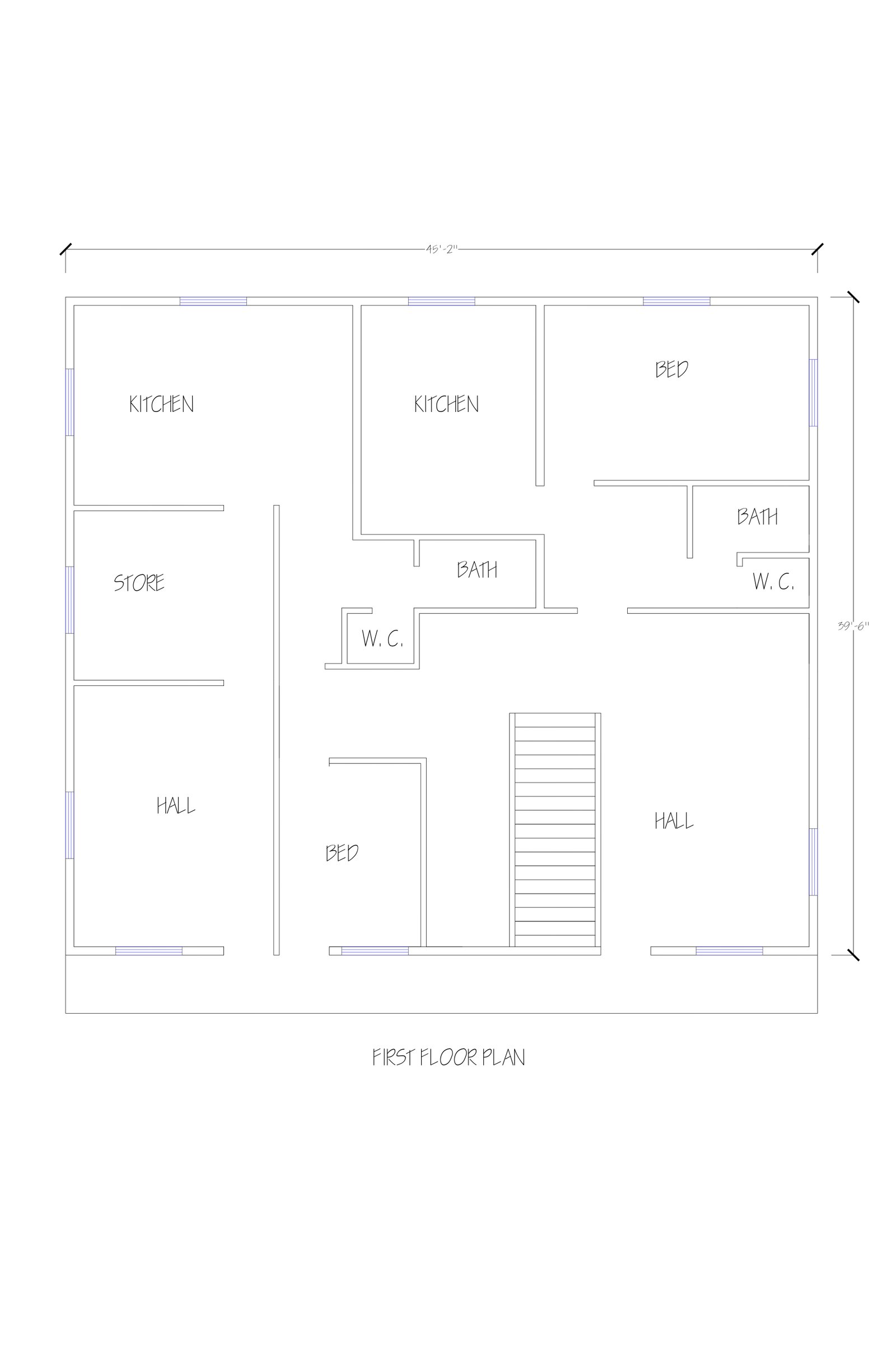 39x45-Ghar-ka-naksha-first-floor-1886