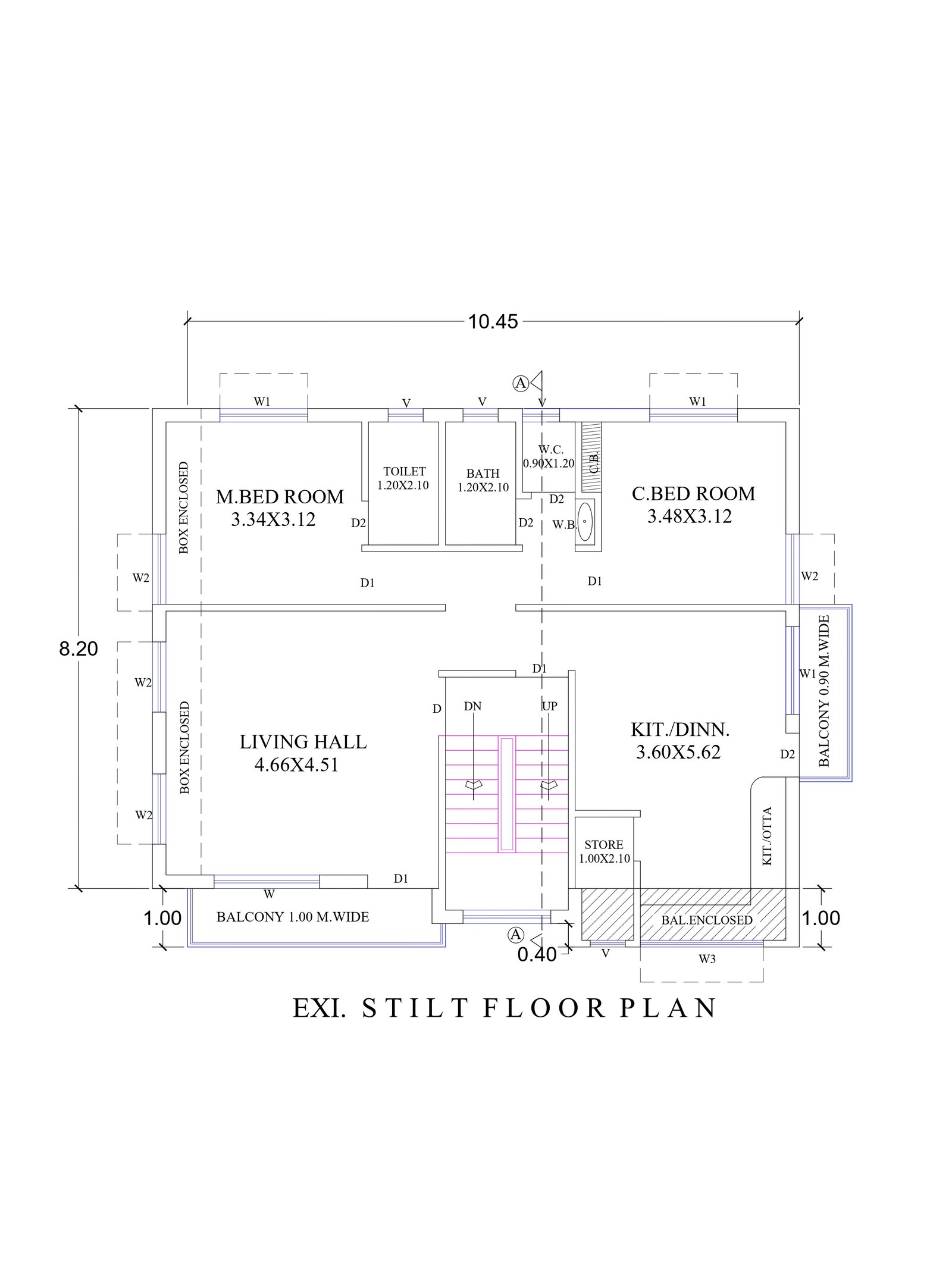 39x45-indian-village-house-design-first-floor-2269