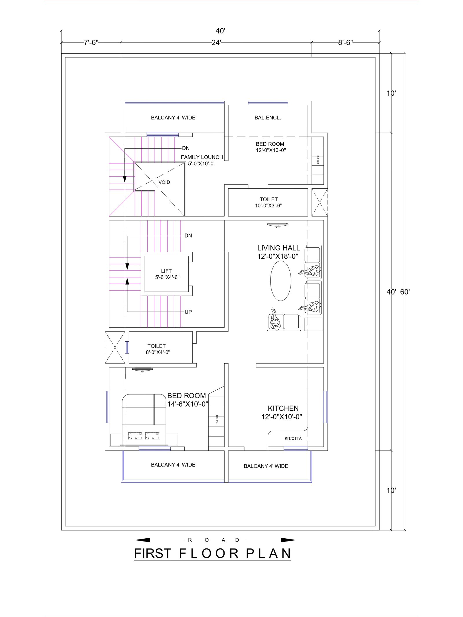 40X40-basement-home-design-first-floor-2033
