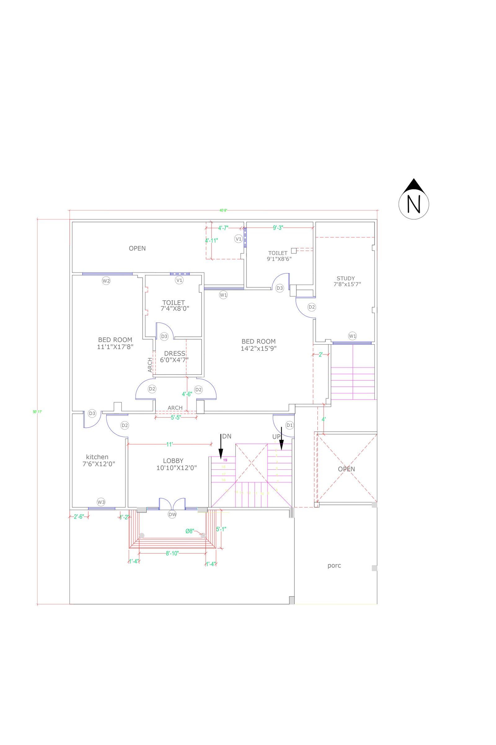 40x50 create a floor plan