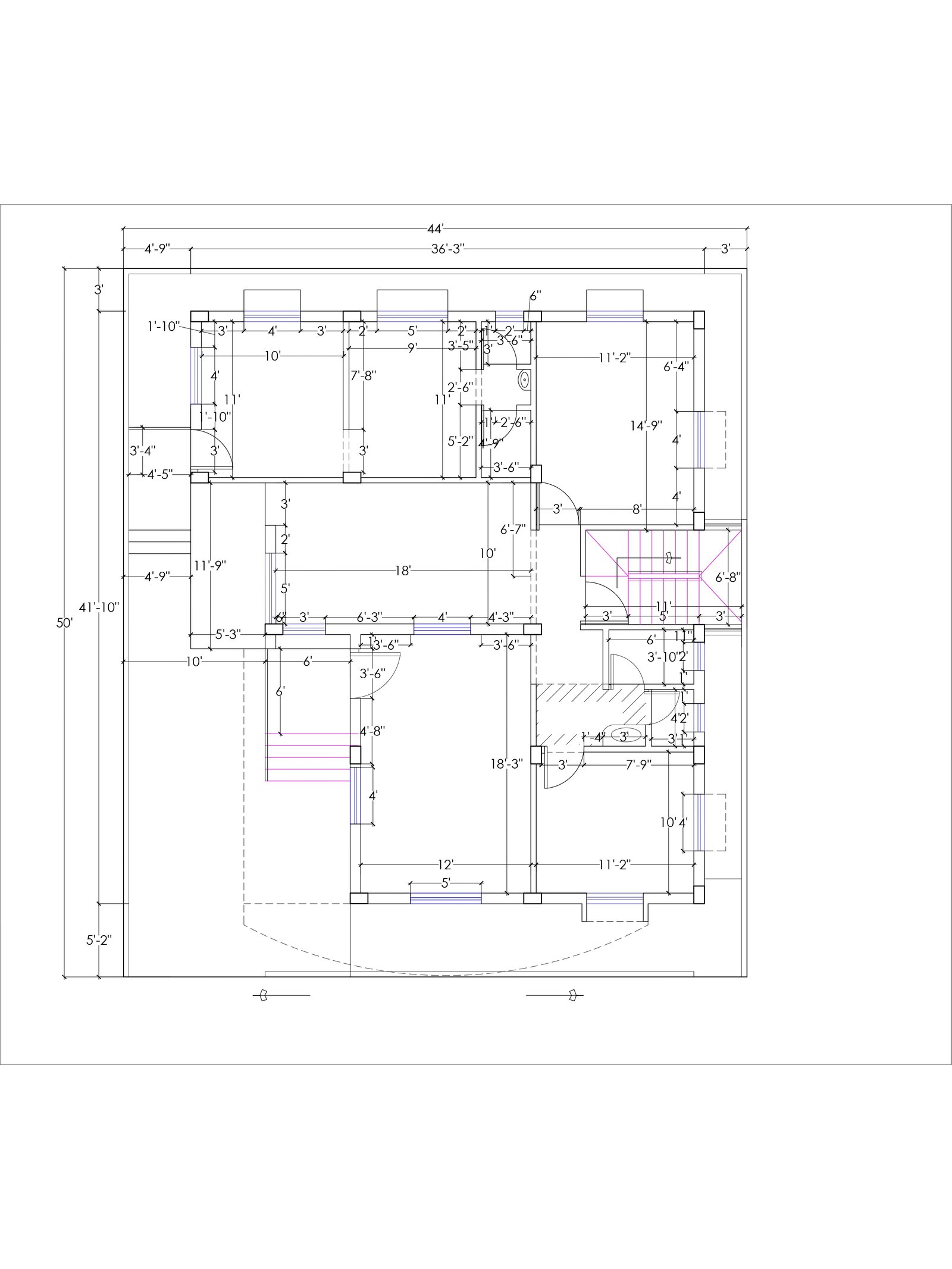 40x50 house map maker
