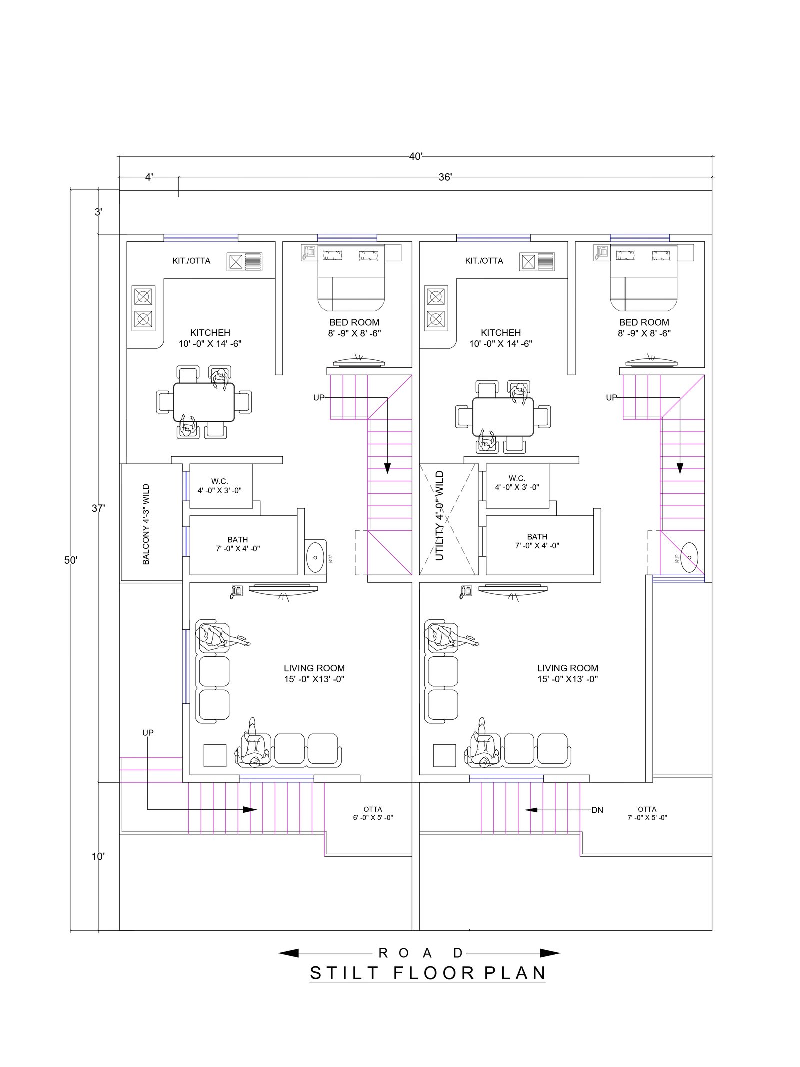 40x50 luxury home design