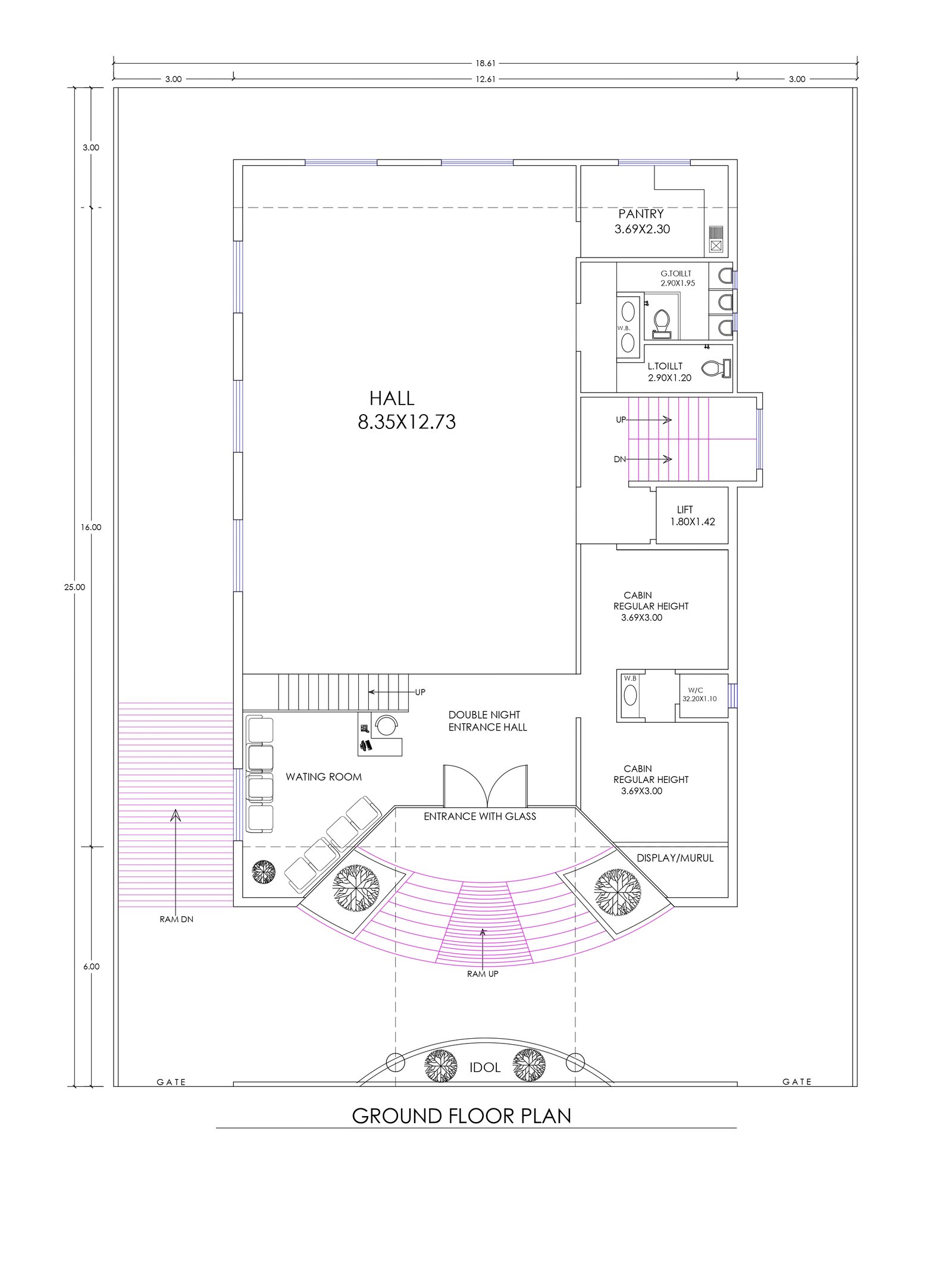 40x51 Hospital design architecture