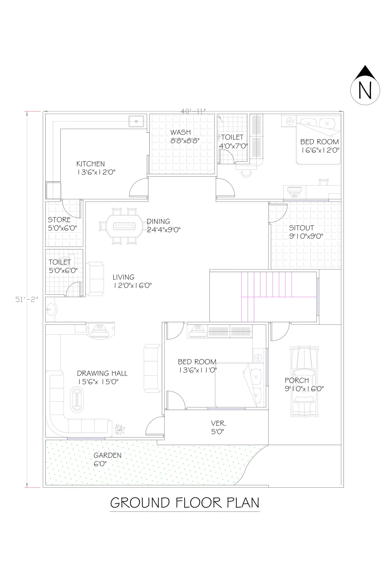 40x51 house map maker