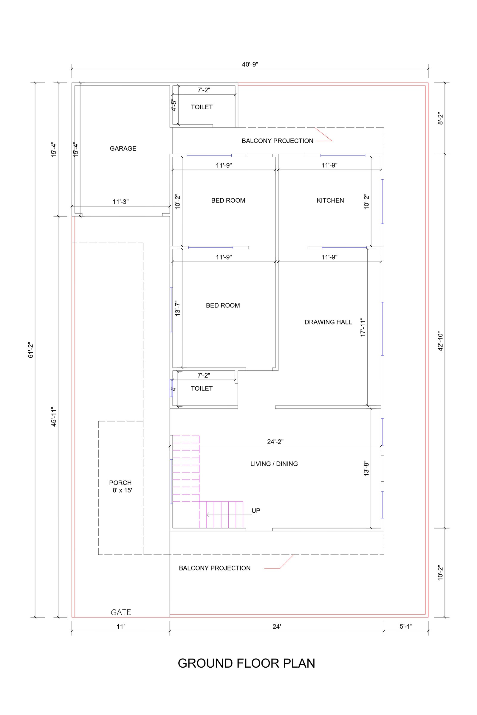 40x51 house plans for