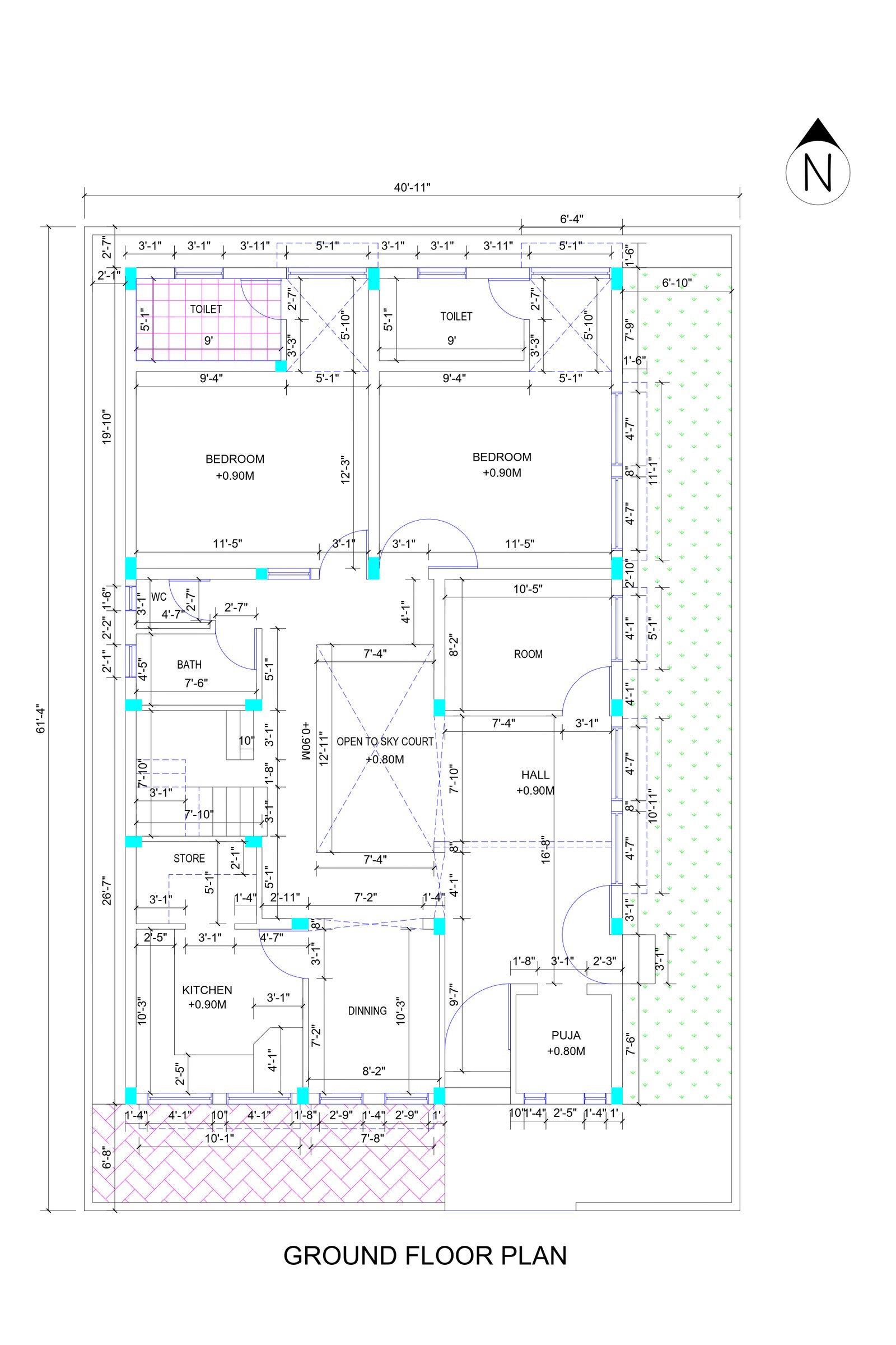 40x61 home design new