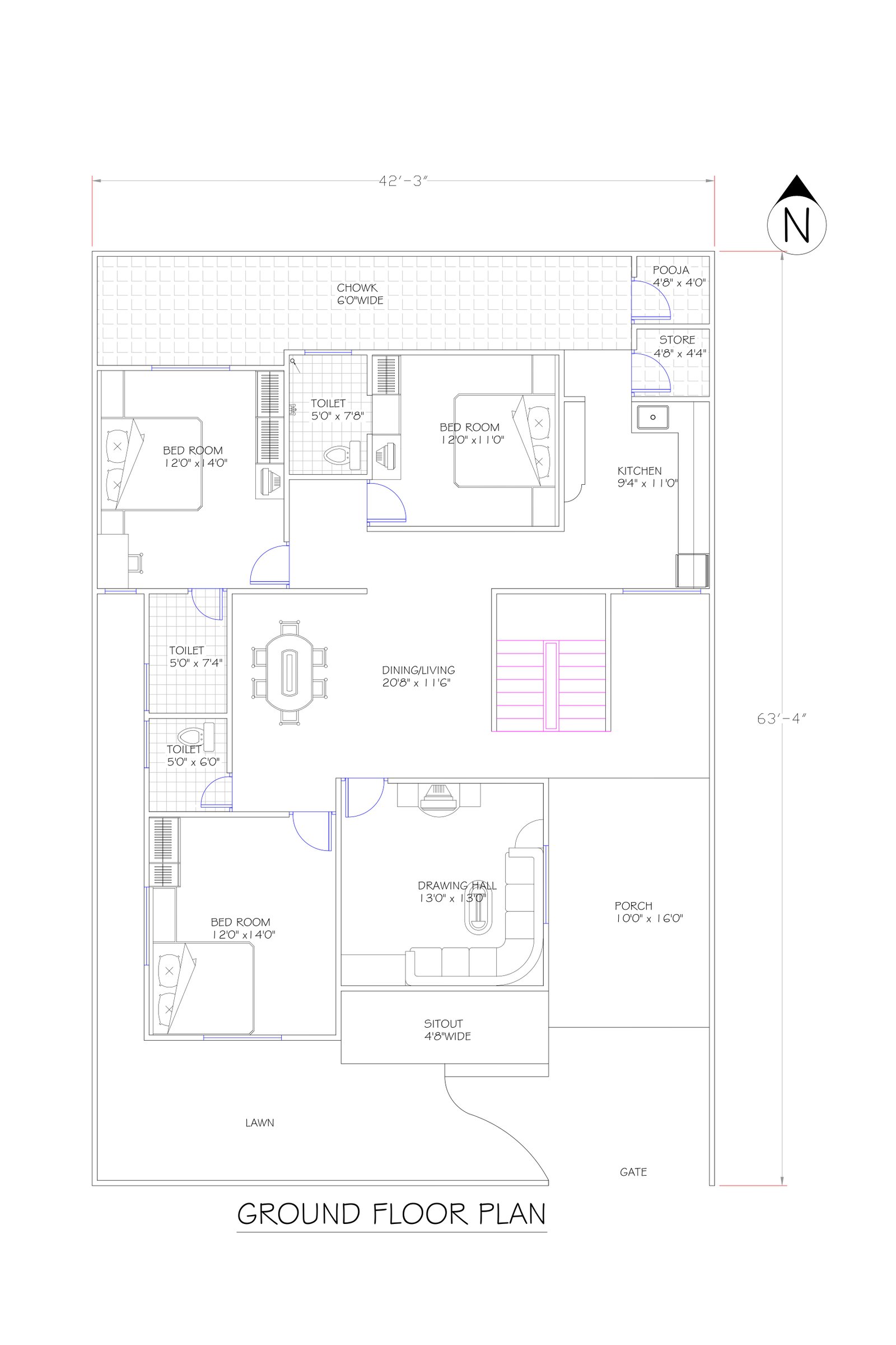 42x63 architect home design
