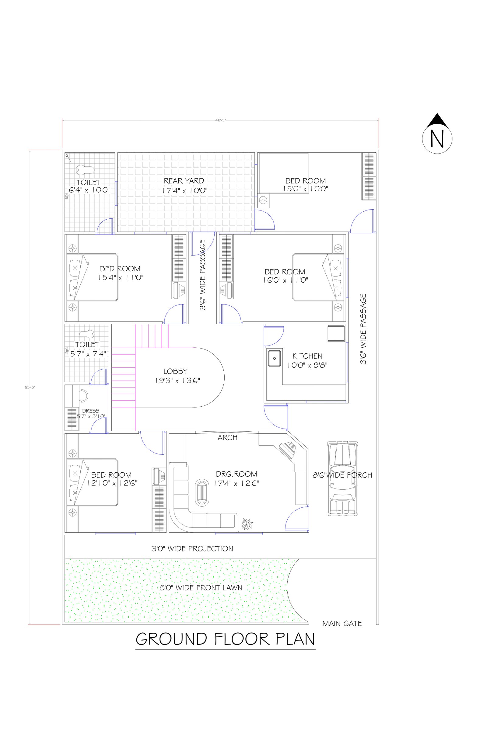 42x63 luxury home designs