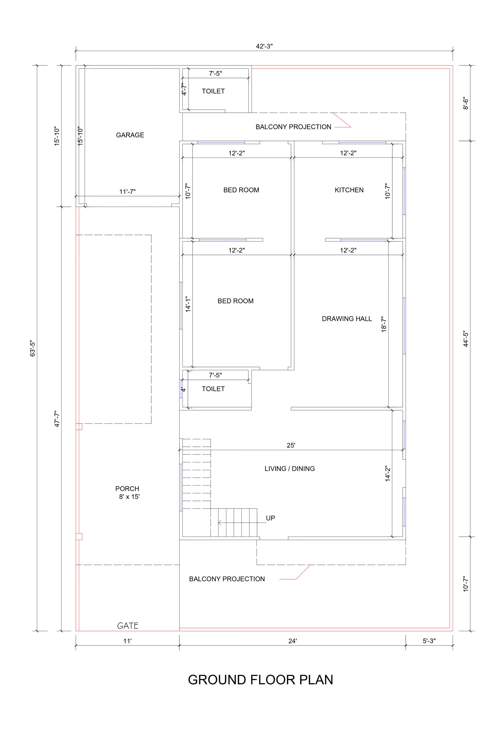 43x63 simple home design