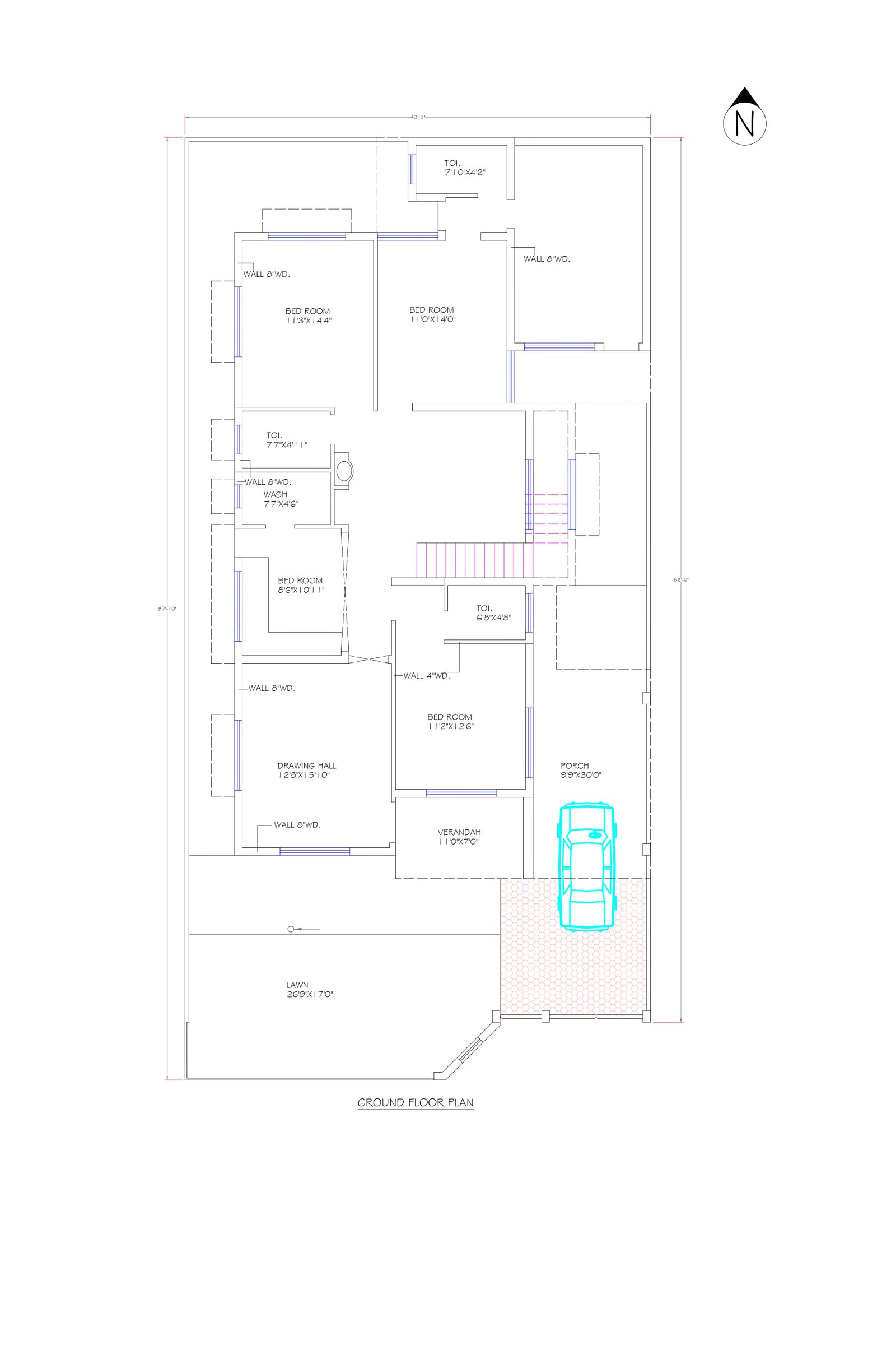 43x82 cad design online