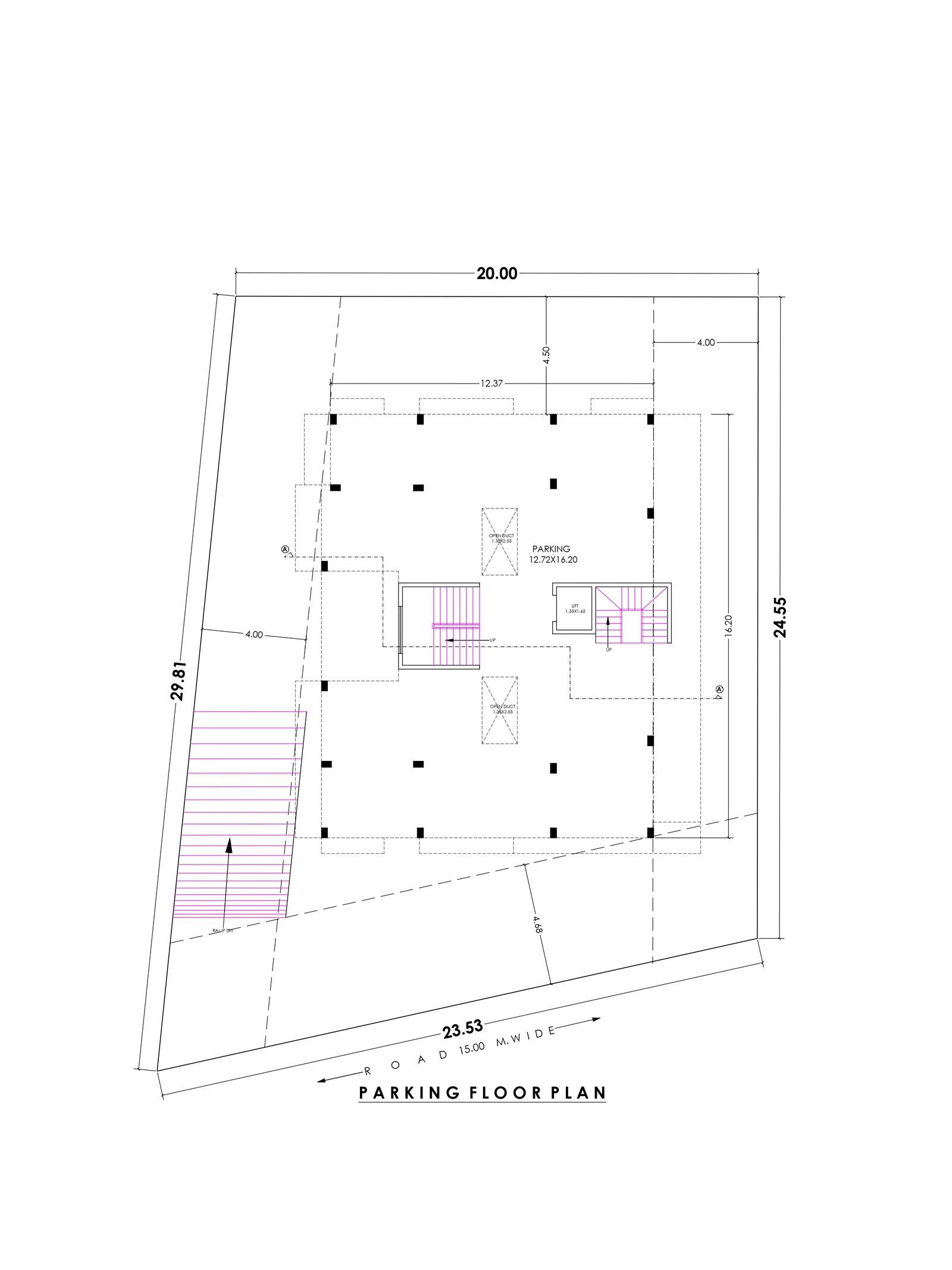 45x48 rental purpose house plans