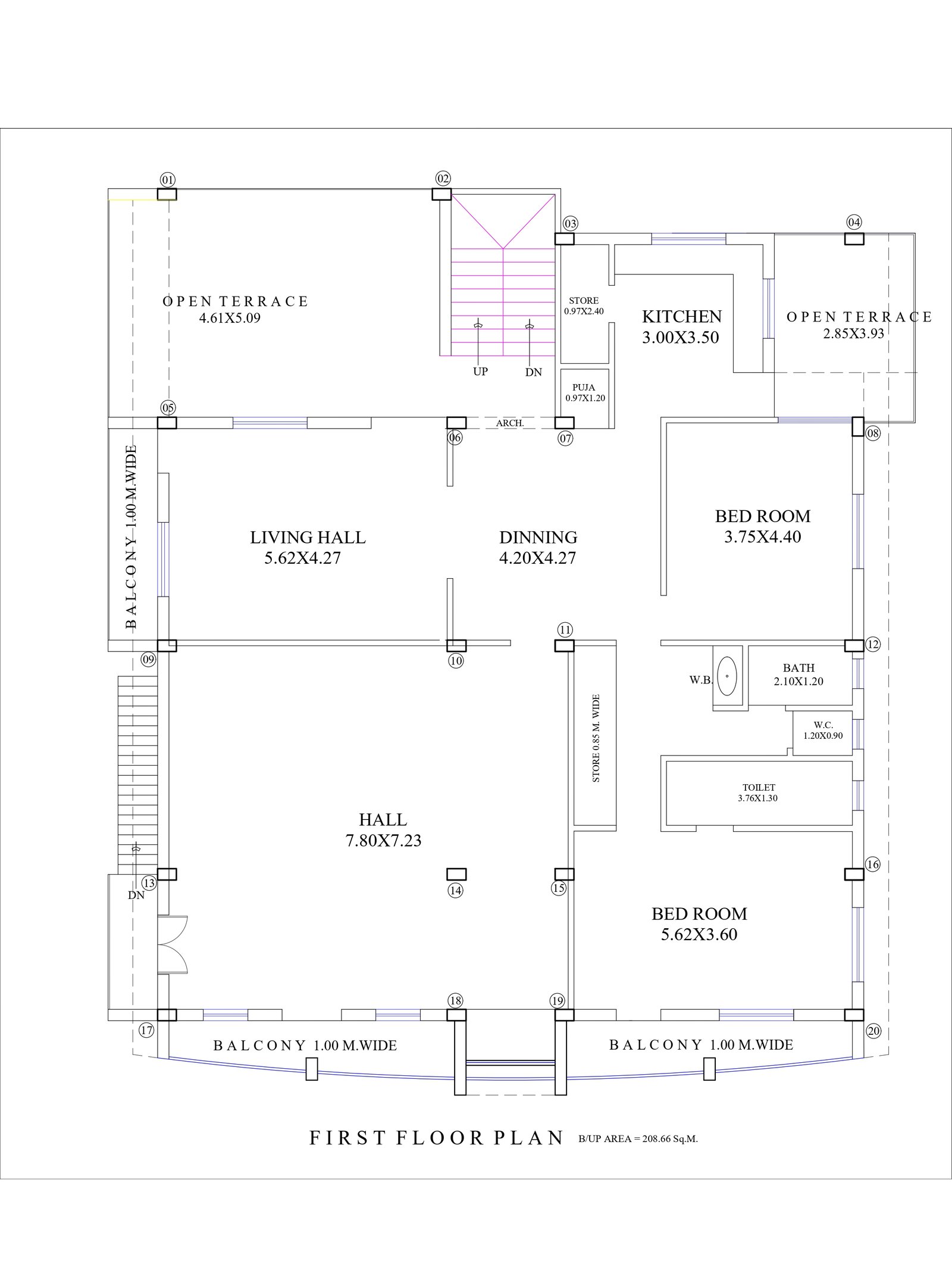 45x50-indian-village-house-design-first-floor-2230