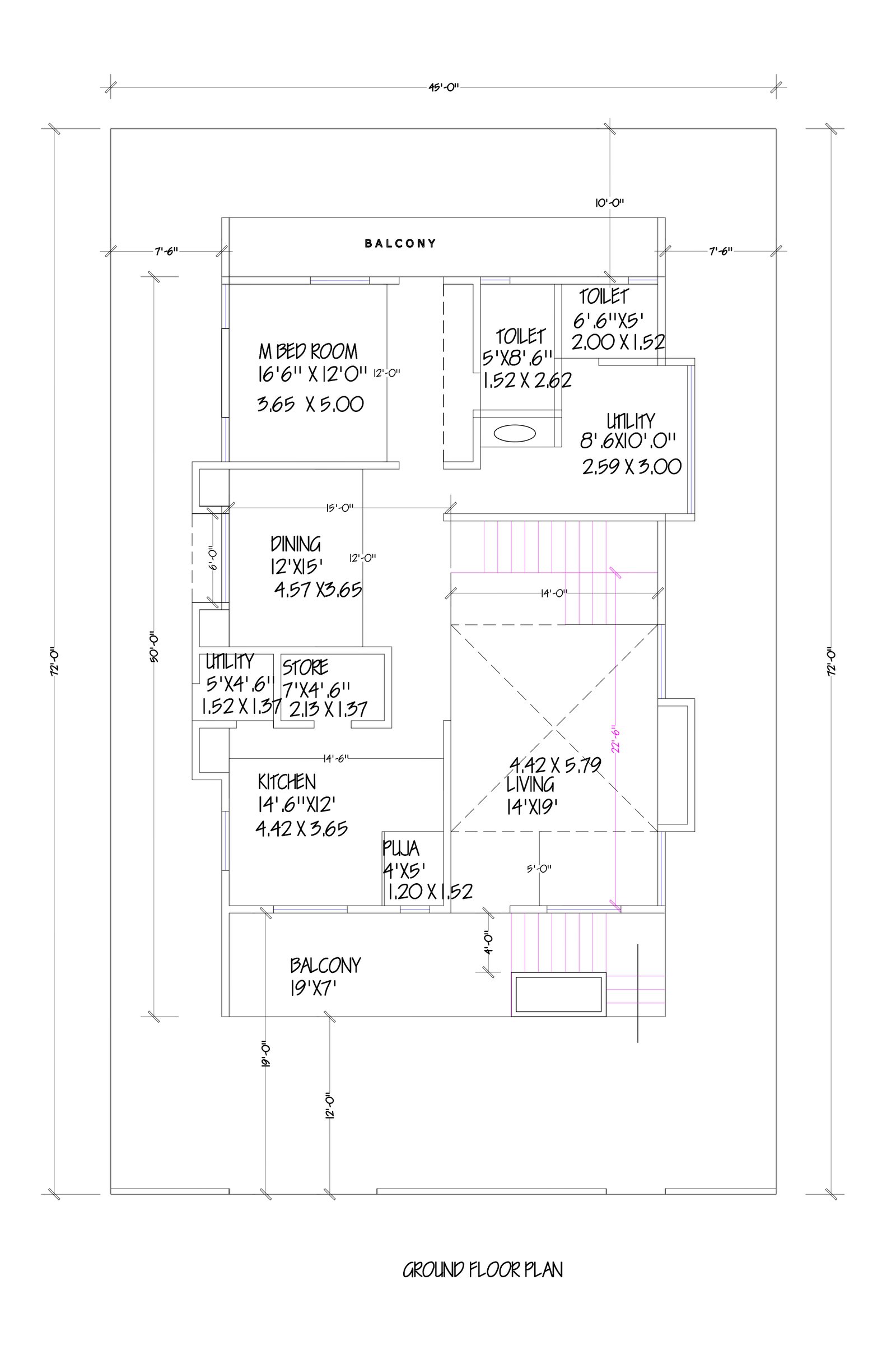 45x50 modern design house