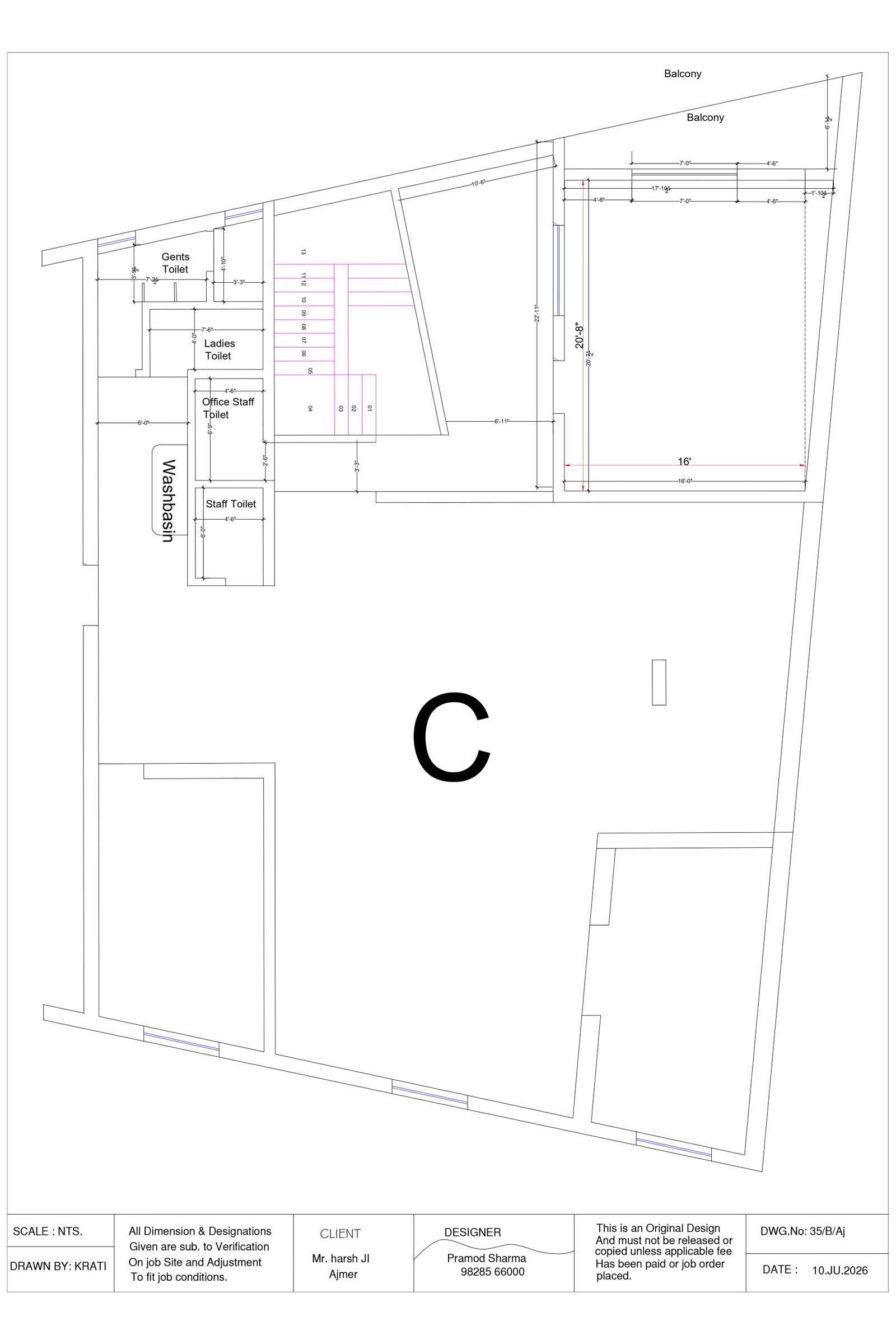 47x75 office building plans