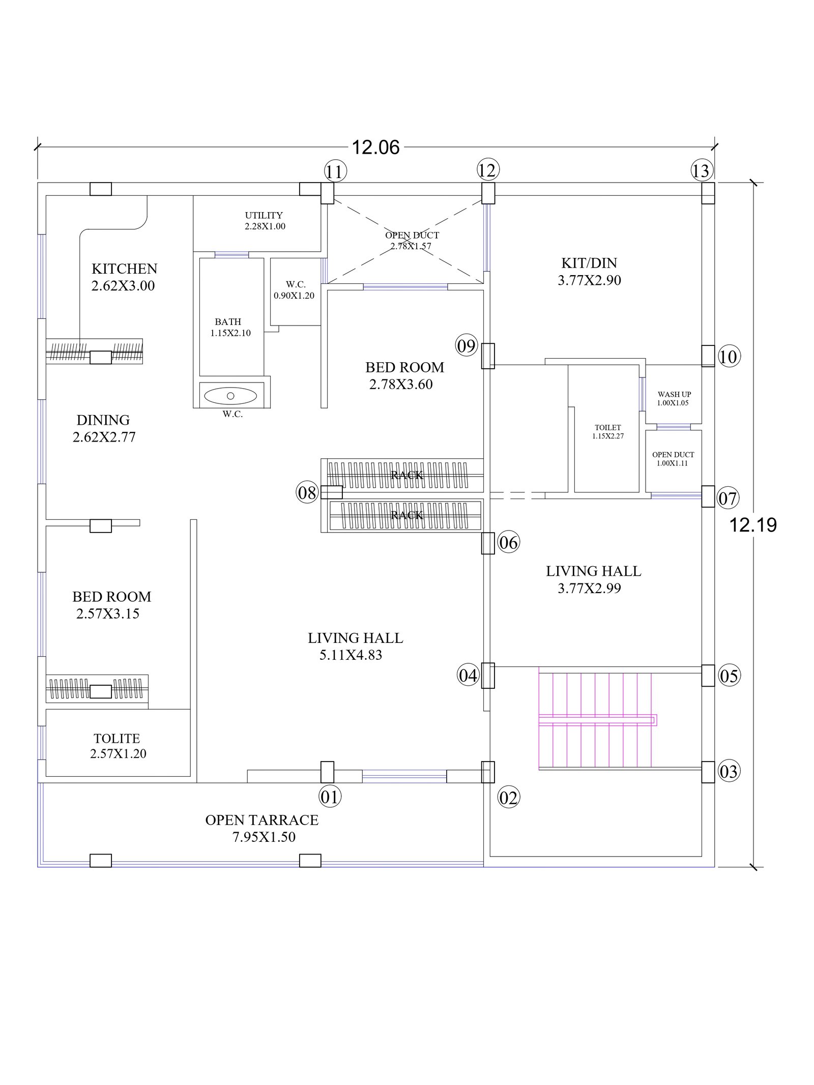 51X58-4bhk-house-plan-second-floor-2021