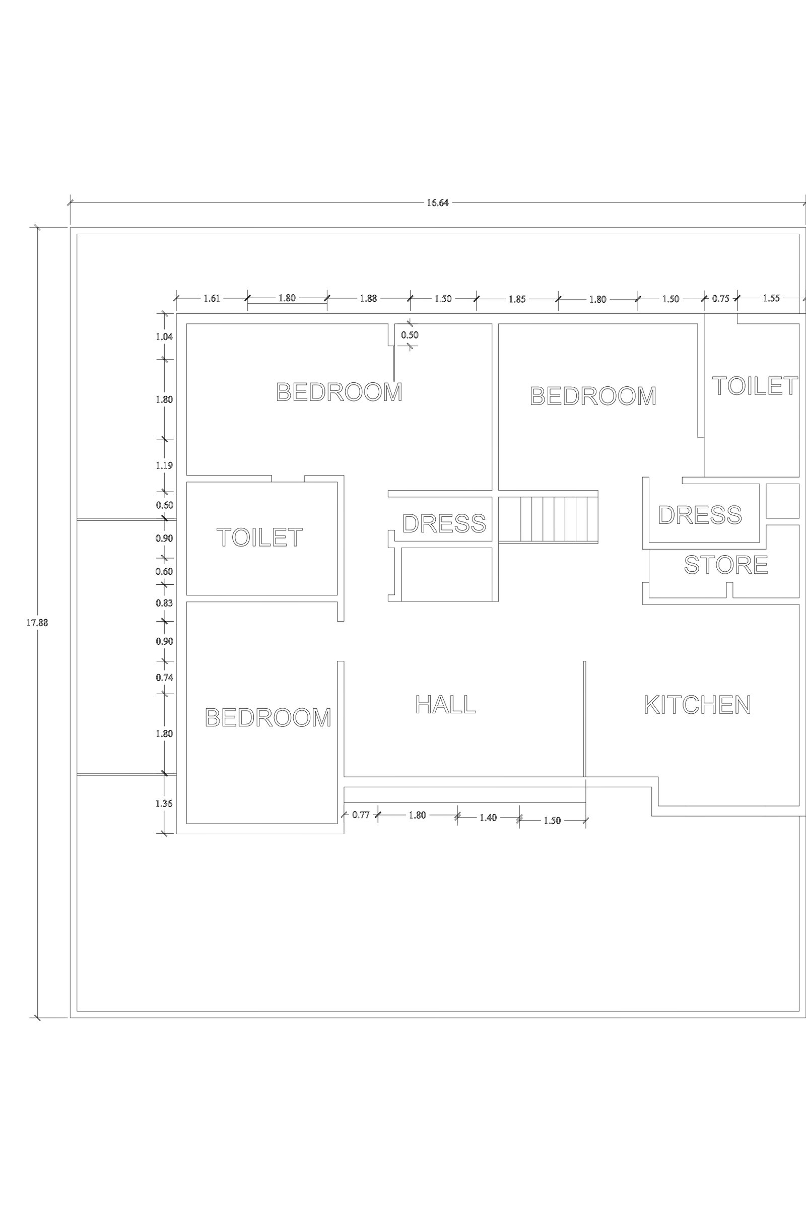 53x57 villa house design