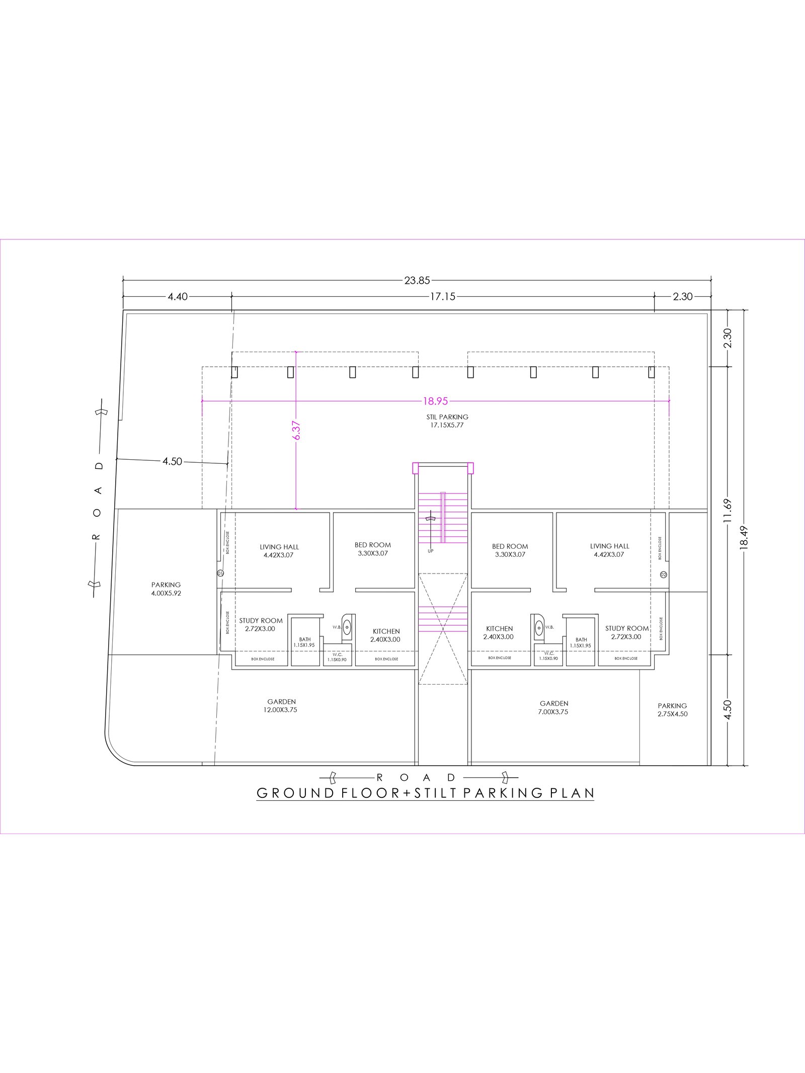 55x58 modern classic villa design