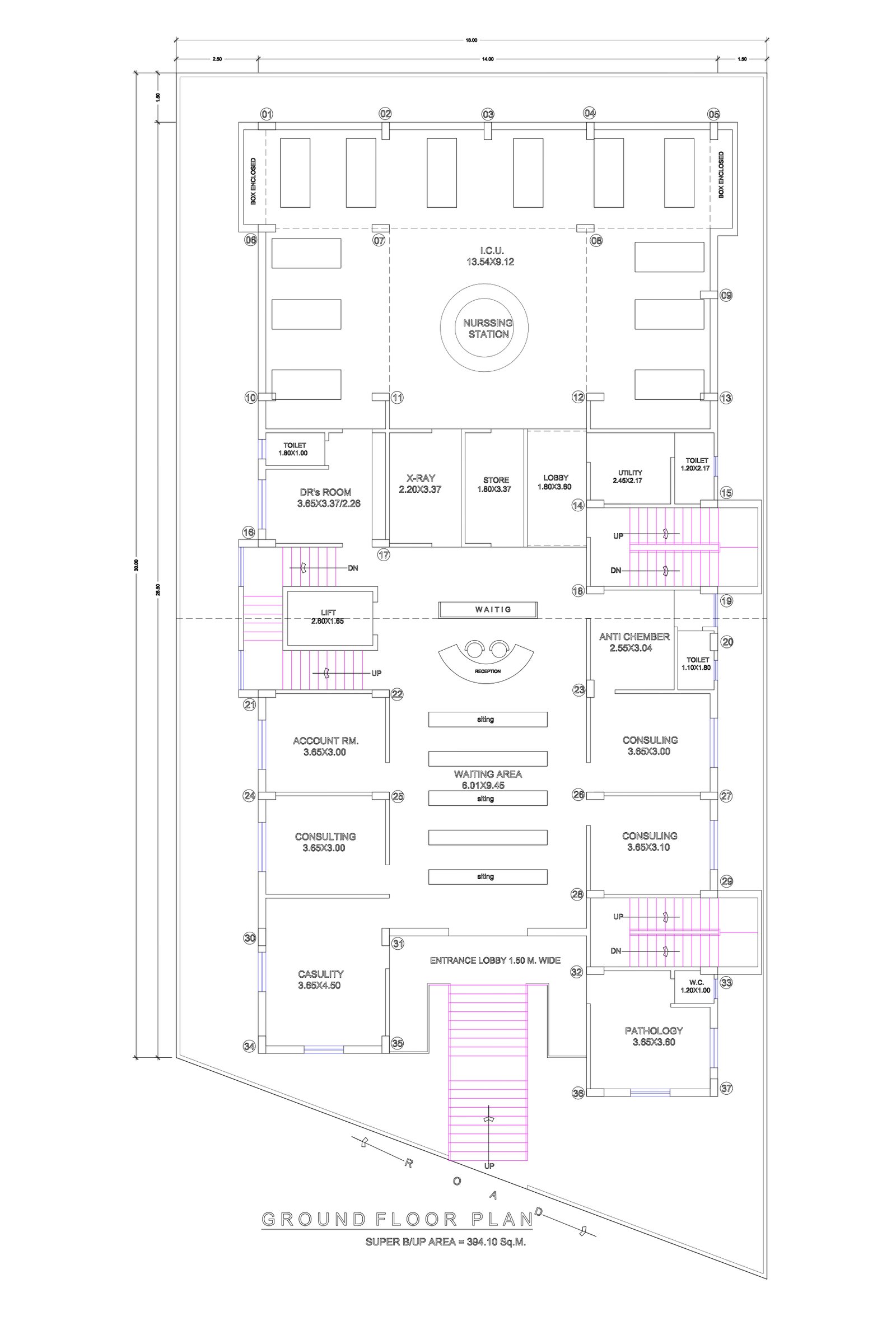 59x98 Hospital architect