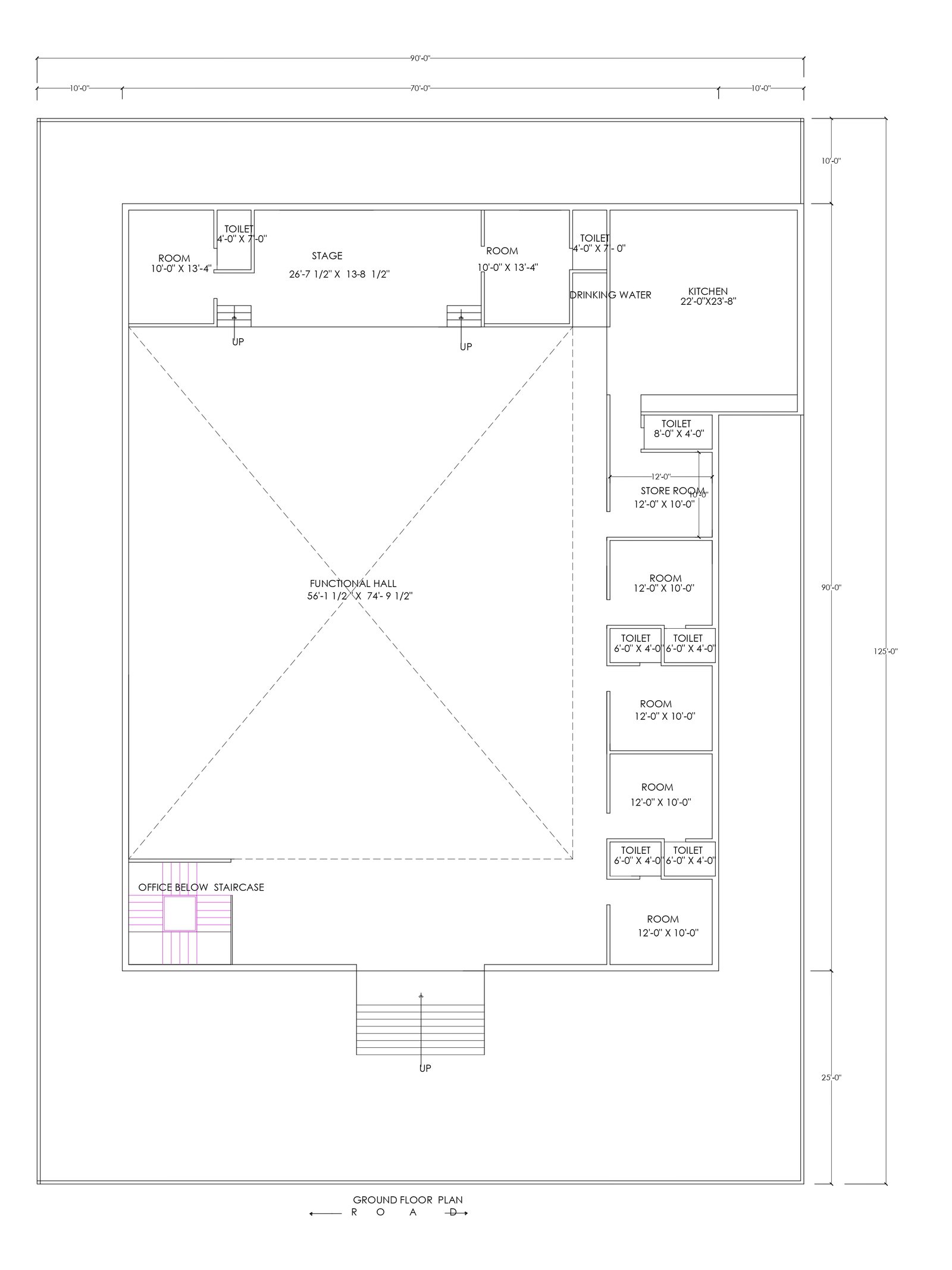 70x90 Commercial Building Design
