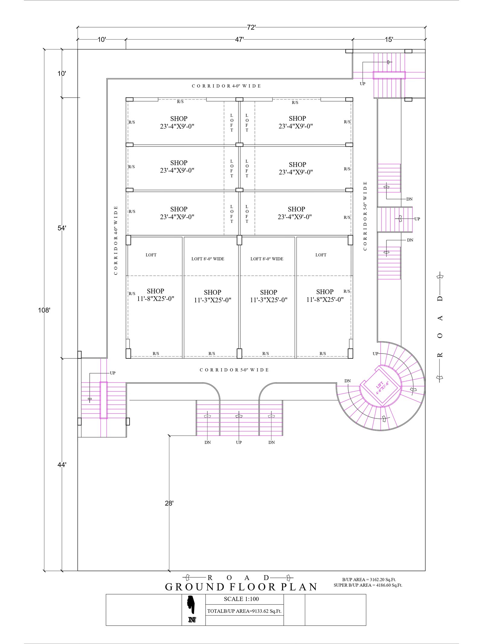 72x106 commercial building plans