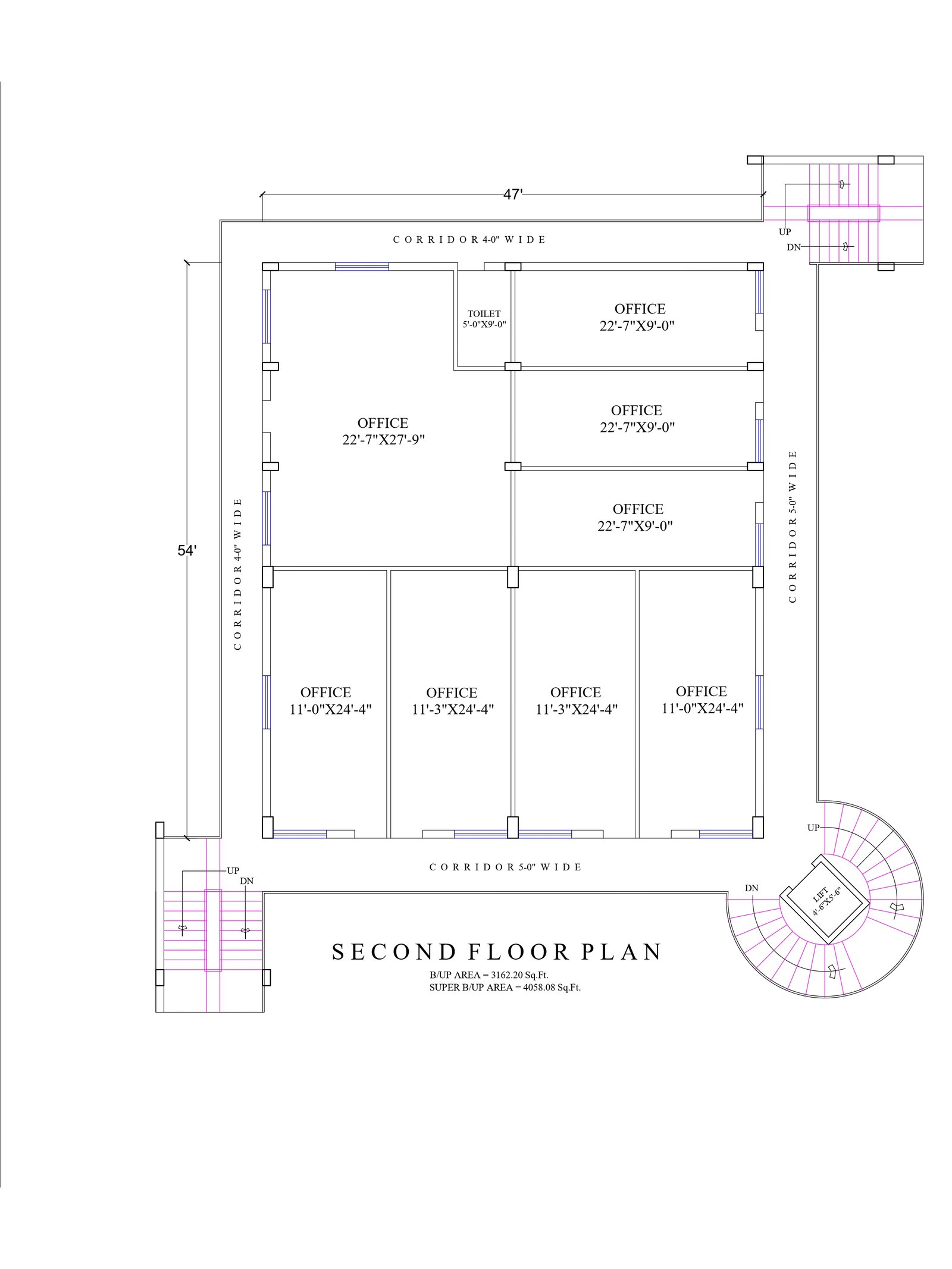 72x106-commercial-building-plans-second-floor-2442