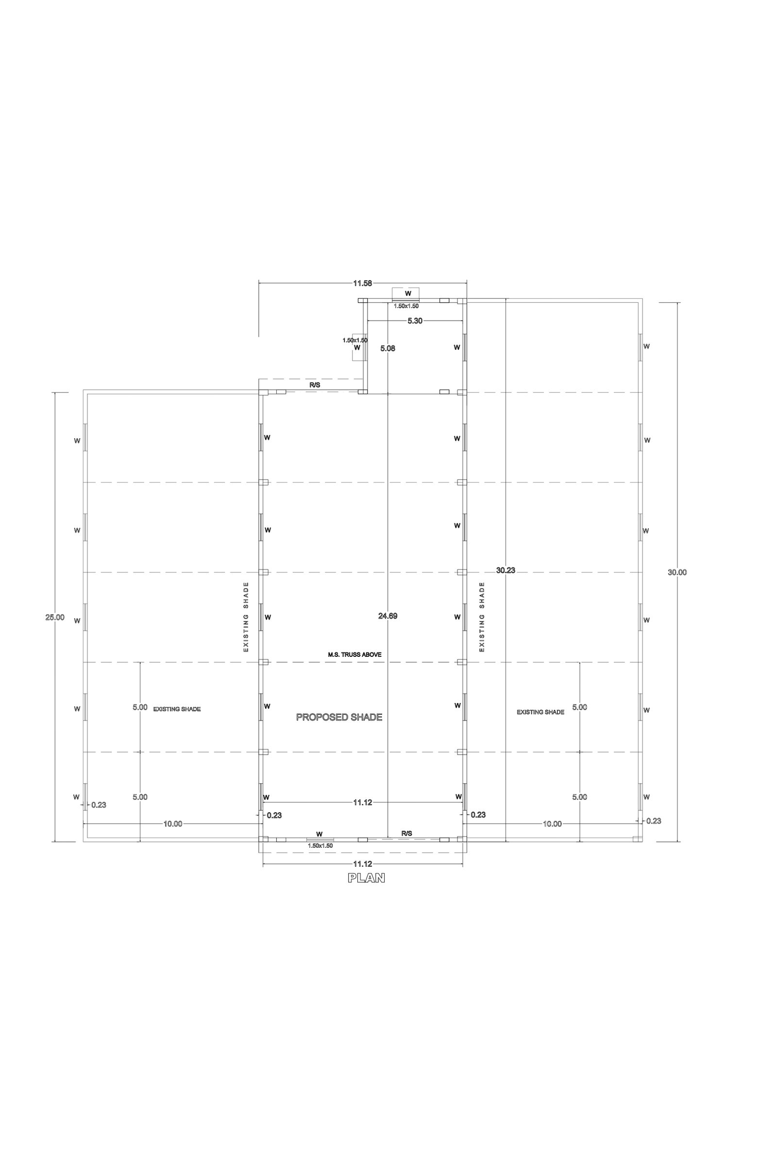 96x99 commercial building plans