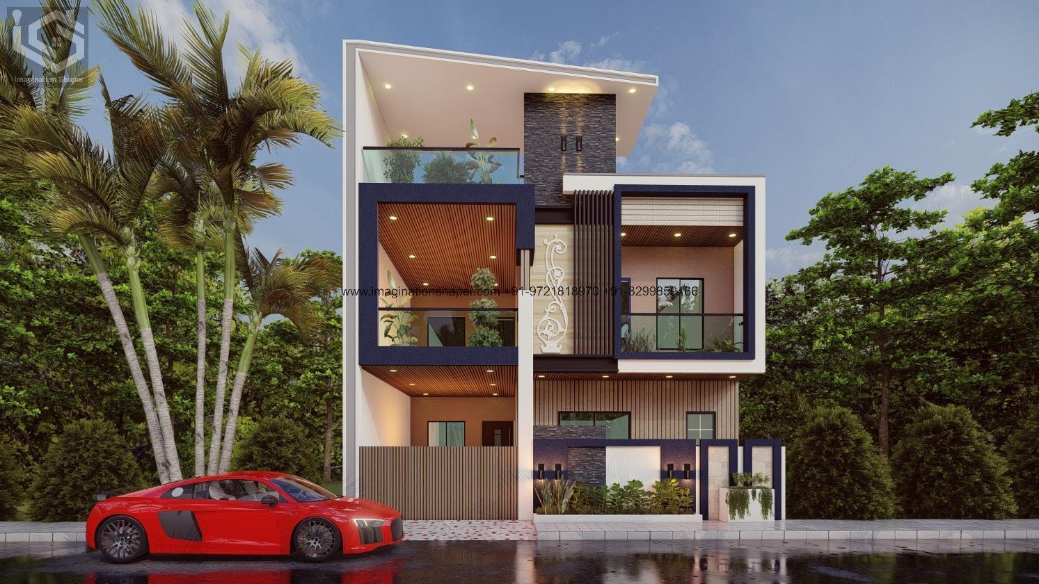 40x90 home elevation