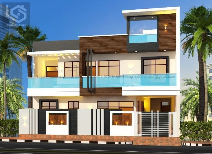 Front design of house