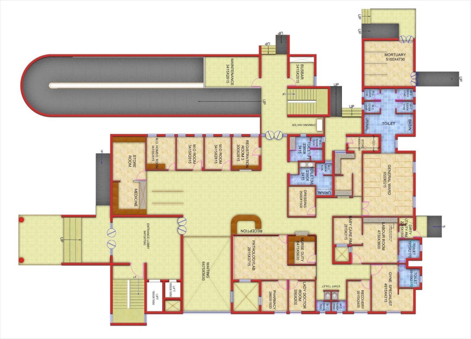 General Hospital Design Plan